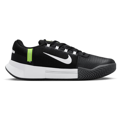 Men's Zoom GP Challenge 1 Tennis Shoes Black and White Top Tennis Shoes NIKE