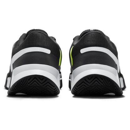 Men's Zoom GP Challenge 1 Tennis Shoes Black and White Top Tennis Shoes NIKE