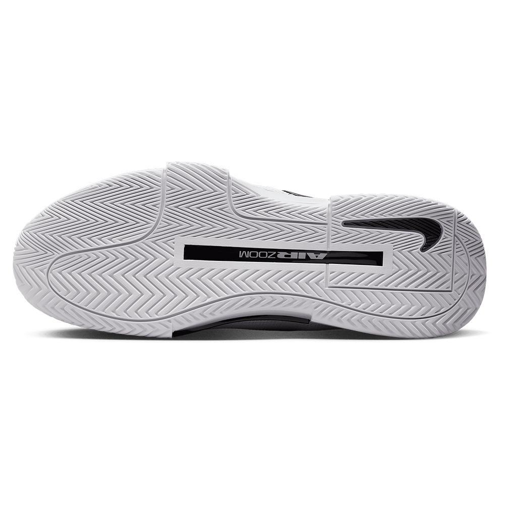Men's Zoom GP Challenge 1 Tennis Shoes White and Black Tournament Gear NIKE