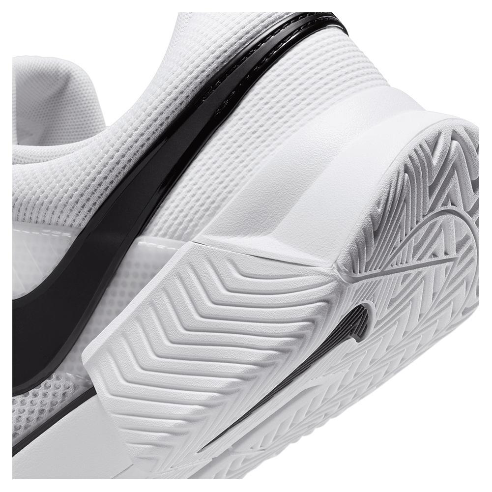 Men's Zoom GP Challenge 1 Tennis Shoes White and Black Tournament Gear NIKE