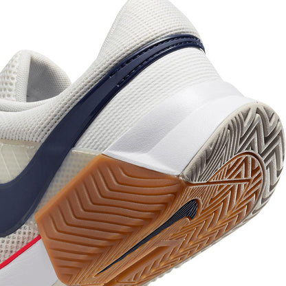 Men`s Zoom GP Challenge 1 Tennis Shoes Summit White and Binary Blue NIKE