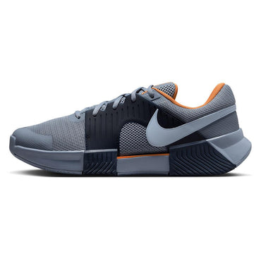 Men`s Zoom GP Challenge 1 Tennis Shoes Ashen Slate and Obsidian NIKE