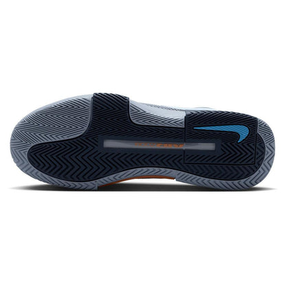 Men`s Zoom GP Challenge 1 Tennis Shoes Ashen Slate and Obsidian NIKE