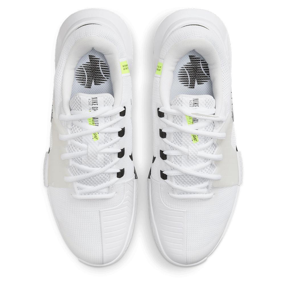 Women's Zoom GP Challenge 1 Tennis Shoes White and Black Womens Shoes NIKE