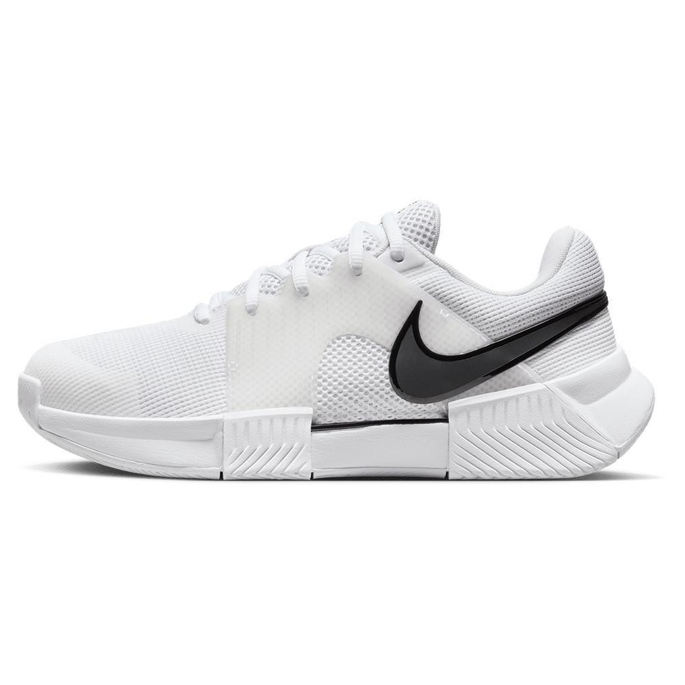 Women's Zoom GP Challenge 1 Tennis Shoes White and Black Womens Shoes NIKE