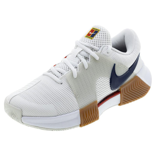 Women`s Zoom GP Challenge 1 Tennis Shoes Summit White and Binary Blue NIKE 5 White