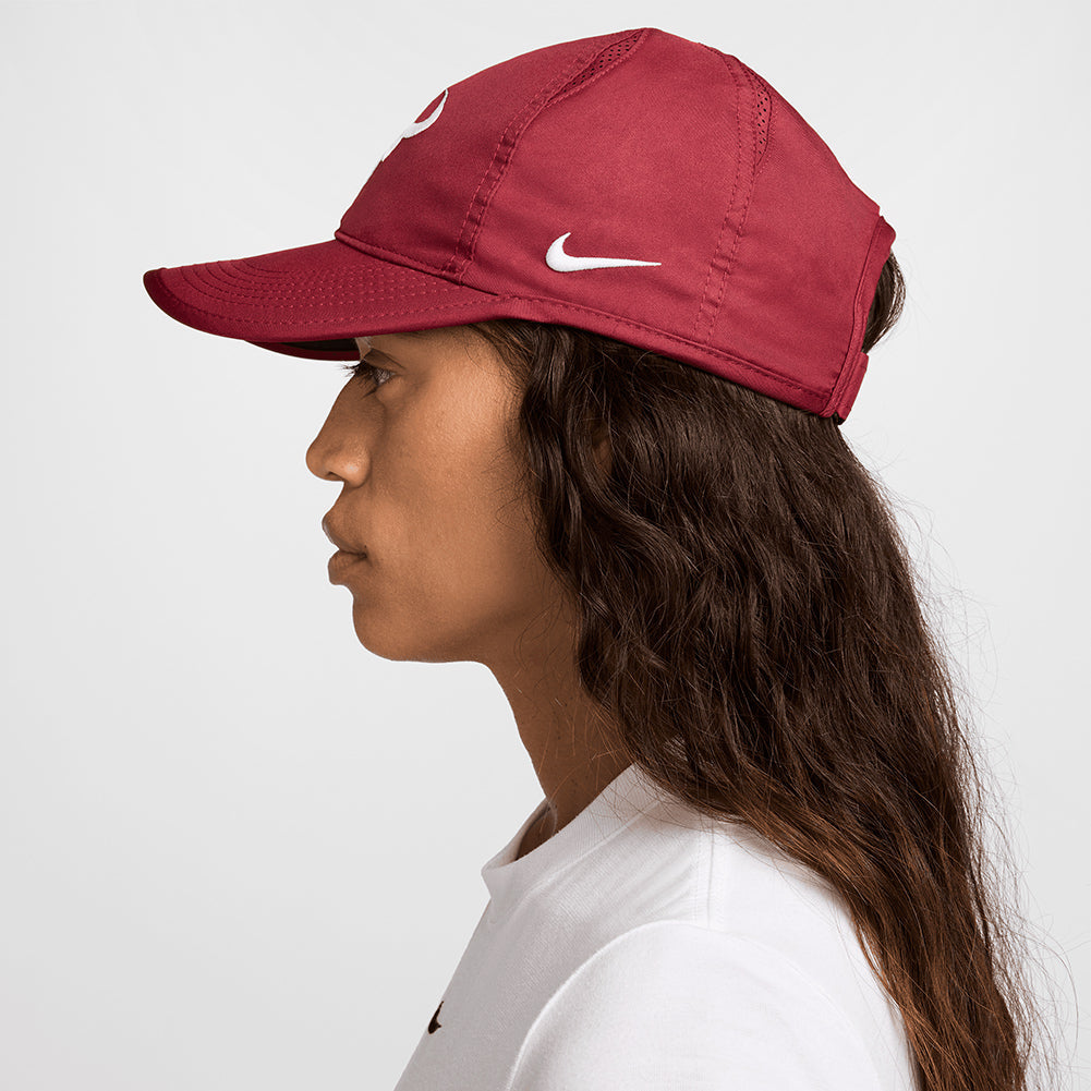 Unisex Rafa Dri-FIT Club Tennis Cap Team Red and White NIKE