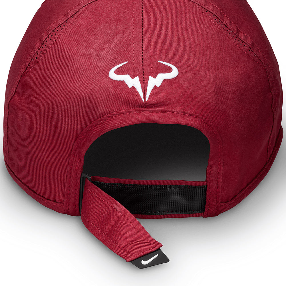 Unisex Rafa Dri-FIT Club Tennis Cap Team Red and White NIKE