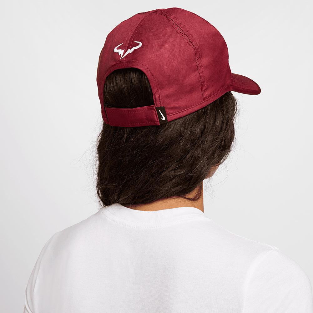 Unisex Rafa Dri-FIT Club Tennis Cap Team Red and White NIKE