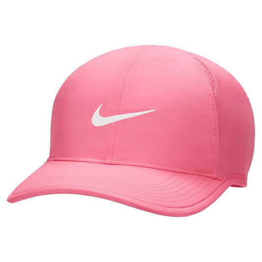 Men`s Dri-Fit Club Unstructured Featherlight Tennis Cap CAPS AND VISORS NIKE S/M 684_PINKSICLE/WHITE