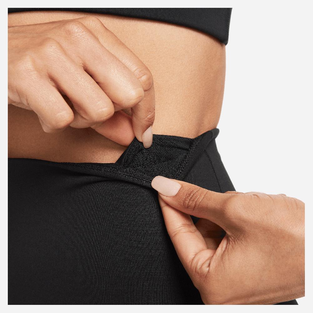 Women`s Therma-FIT One High-Waisted 7/8 Leggings Black and White WOMENS APPAREL NIKE