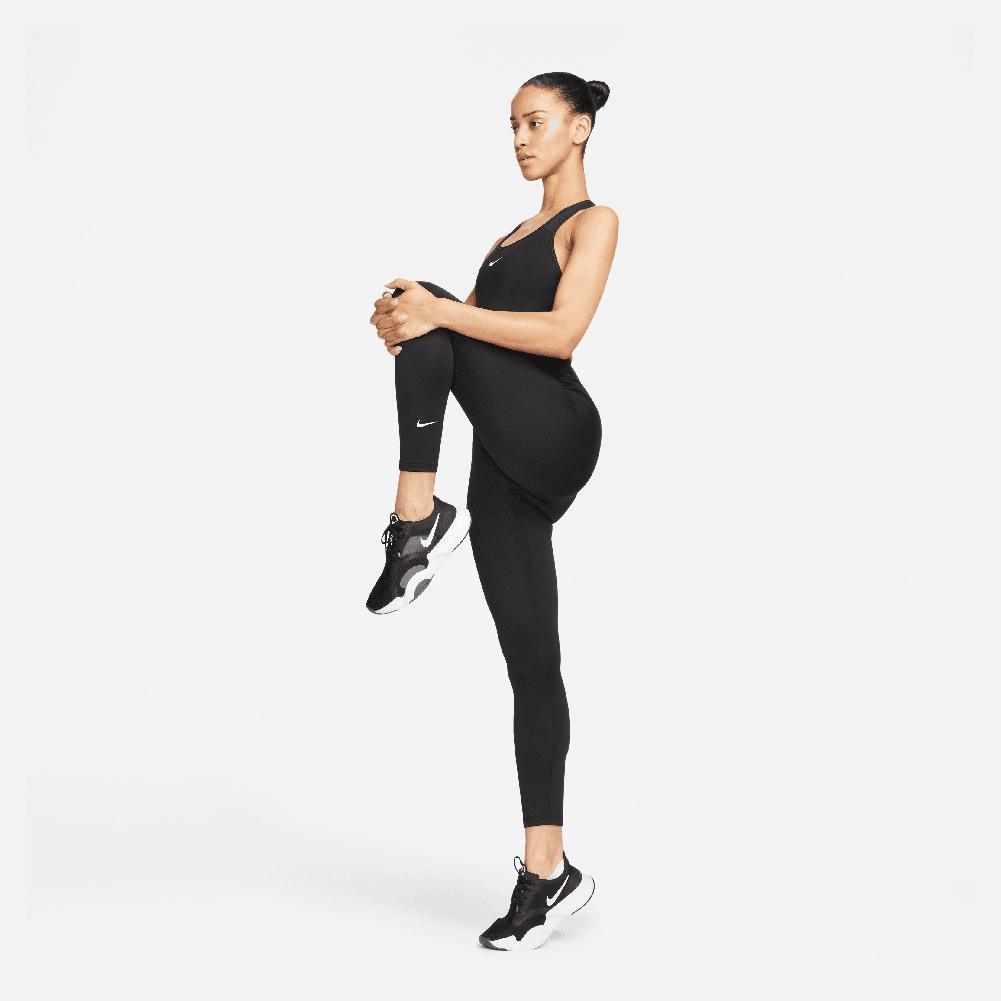 Women`s Therma-FIT One High-Waisted 7/8 Leggings Black and White WOMENS APPAREL NIKE