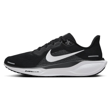 Men`s Pegasus 41 Running Shoes Black and White NIKE