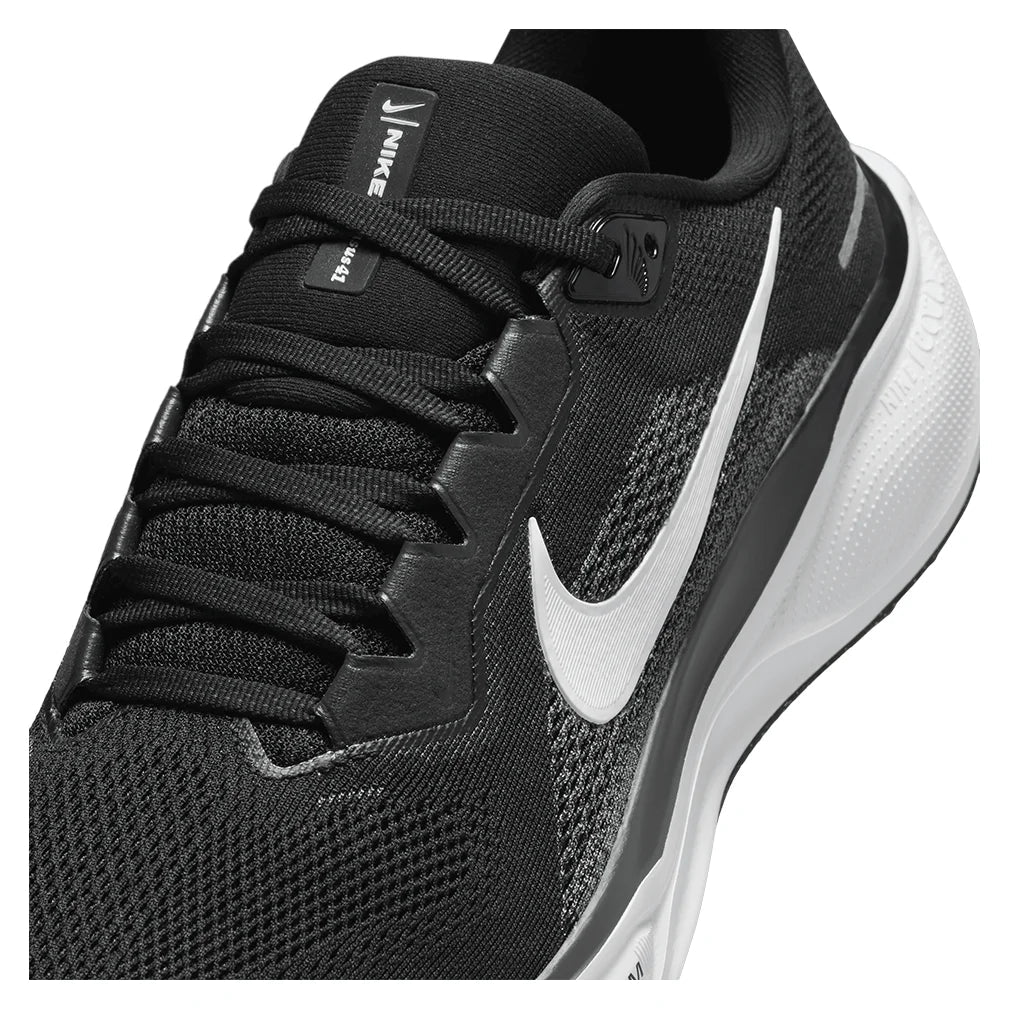 Men`s Pegasus 41 Running Shoes Black and White NIKE