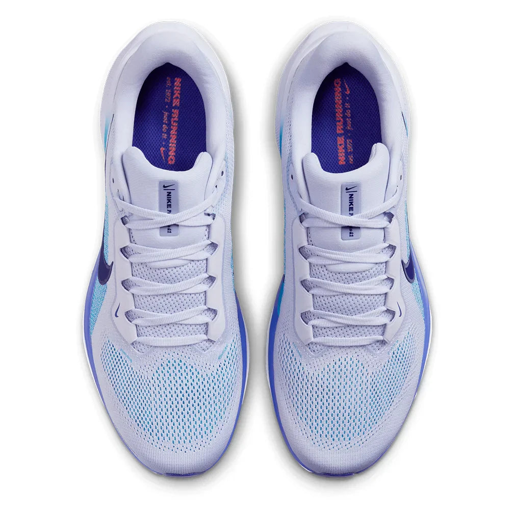 Men`s Pegasus 41 Running Shoes Ghost and Blue Void NIKE