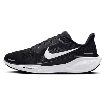 Women`s Pegasus 41 Running Shoes Black and White NIKE