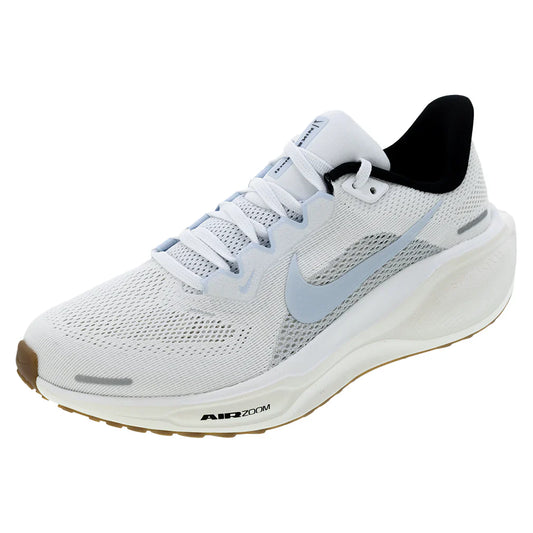 Women`s Pegasus 41 Running Shoes White and Blue Tint NIKE 5 White