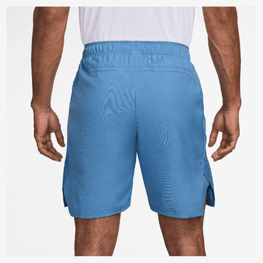 Men`s Dri-FIT Victory 9 Inch Tennis Short Blue Beyond and White MENS APPAREL NIKE