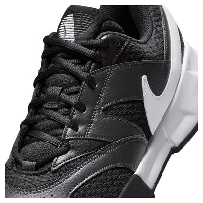Men's Court Lite 4 Tennis Shoes Black and White Top Tennis Shoes NIKE