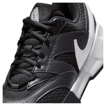 Juniors' Court Lite 4 Tennis Shoes Black and White Top Tennis Shoes NIKE 4Y
