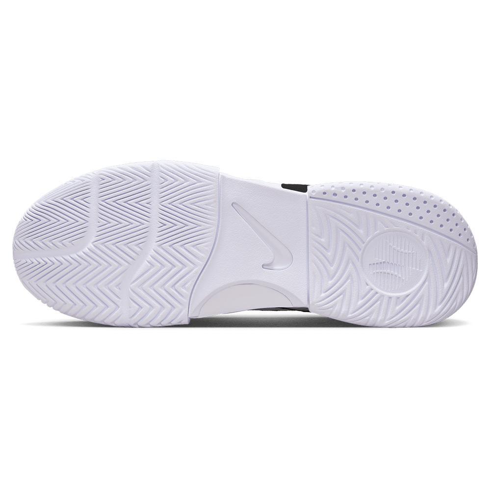 Men's Court Lite 4 Tennis Shoes White and Black Top Tennis Shoes NIKE