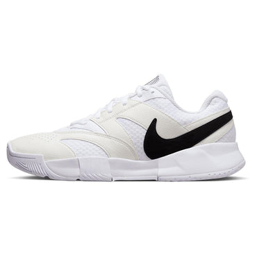 Men's Court Lite 4 Tennis Shoes White and Black Top Tennis Shoes NIKE