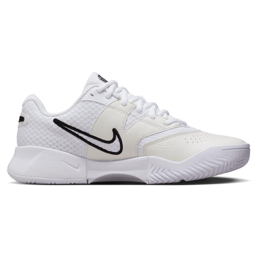 Women's Court Lite 4 Tennis Shoes White and Black Womens Shoes NIKE