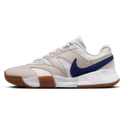 Women`s Court Lite 4 Tennis Shoes Summit White and Binary Blue Womens Shoes NIKE