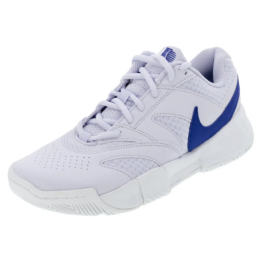 Women`s Court Lite 4 Tennis Shoes Amethyst Tint and Deep Night NIKE 5 Purple