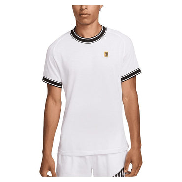 Men's Heritage Tennis Top Mens Apparel NIKE White XS
