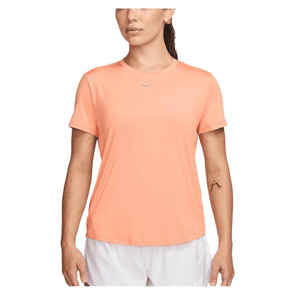 Women`s One Classic Dri-FIT Short Sleeve Training Top NIKE XS 844_APRICOT_AGATE