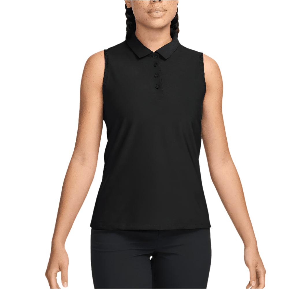 Women`s Dri-Fit Victory Sleeveless Tennis Polo NIKE Black XS