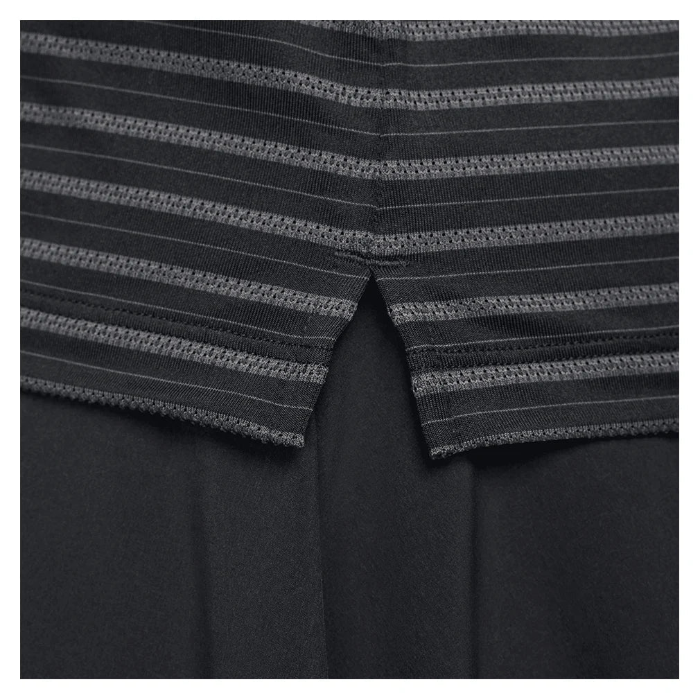 Women`s Dri-Fit Victory Sleeveless Striped Tennis Polo NIKE