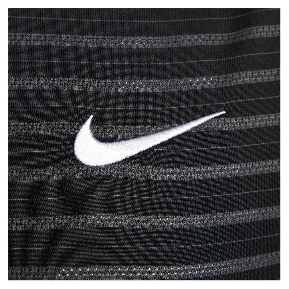 Women`s Dri-Fit Victory Sleeveless Striped Tennis Polo NIKE