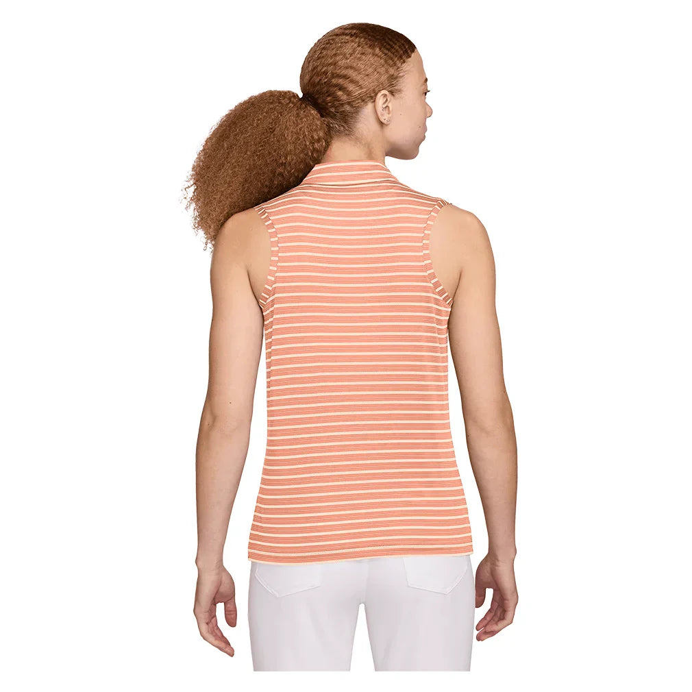 Women`s Dri-Fit Victory Sleeveless Striped Tennis Polo NIKE