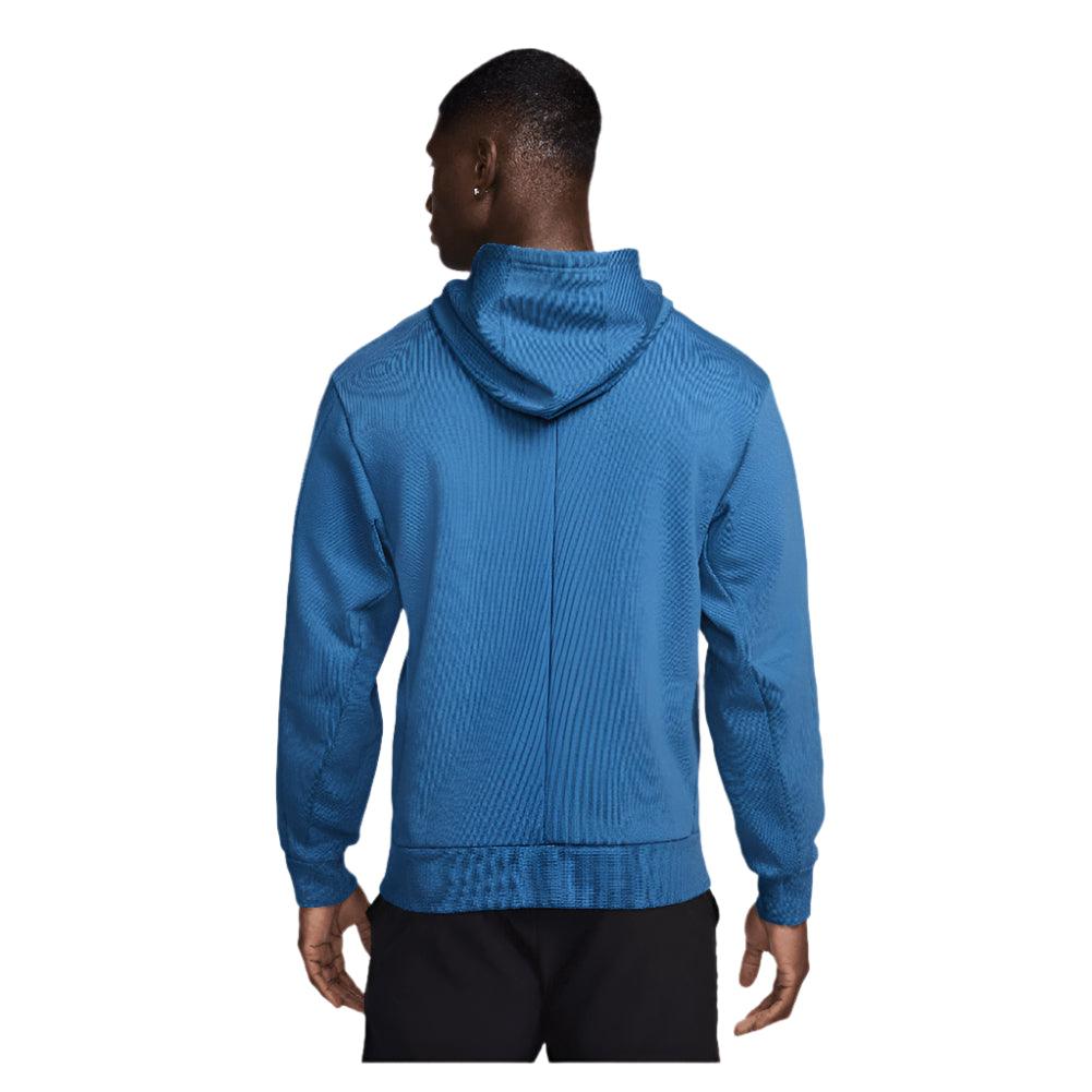 Men`s Heritage Dri-FIT Fleece Tennis Hoodie Star Blue and Psychic Blue MENS APPAREL NIKE