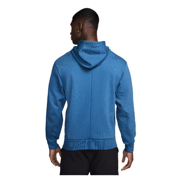 Men`s Heritage Dri-FIT Fleece Tennis Hoodie Star Blue and Psychic Blue MENS APPAREL NIKE