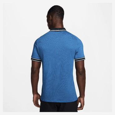 Men`s Heritage Tennis Polo Star Blue and Armory Navy MENS APPAREL NIKE