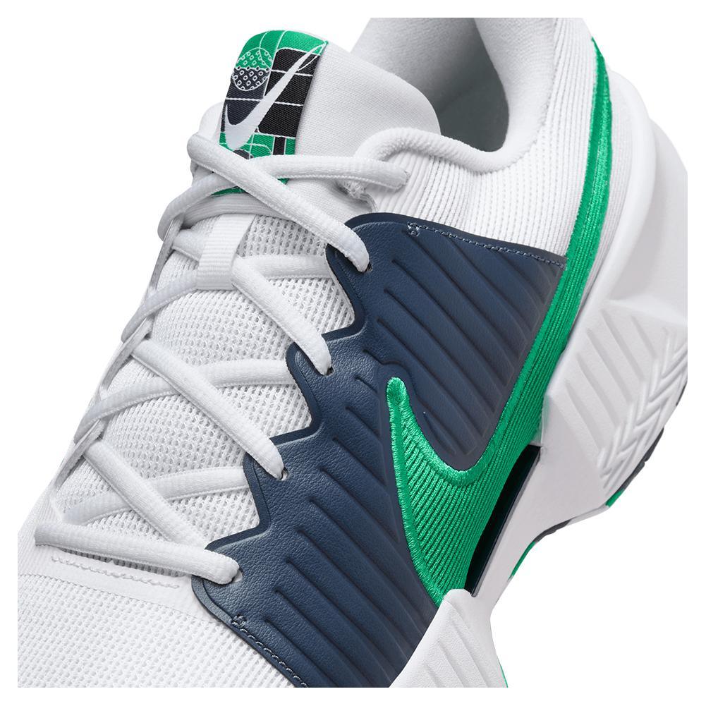 Men's GP Pickleball Pro Shoes White and Stadium Green Shoes NIKE