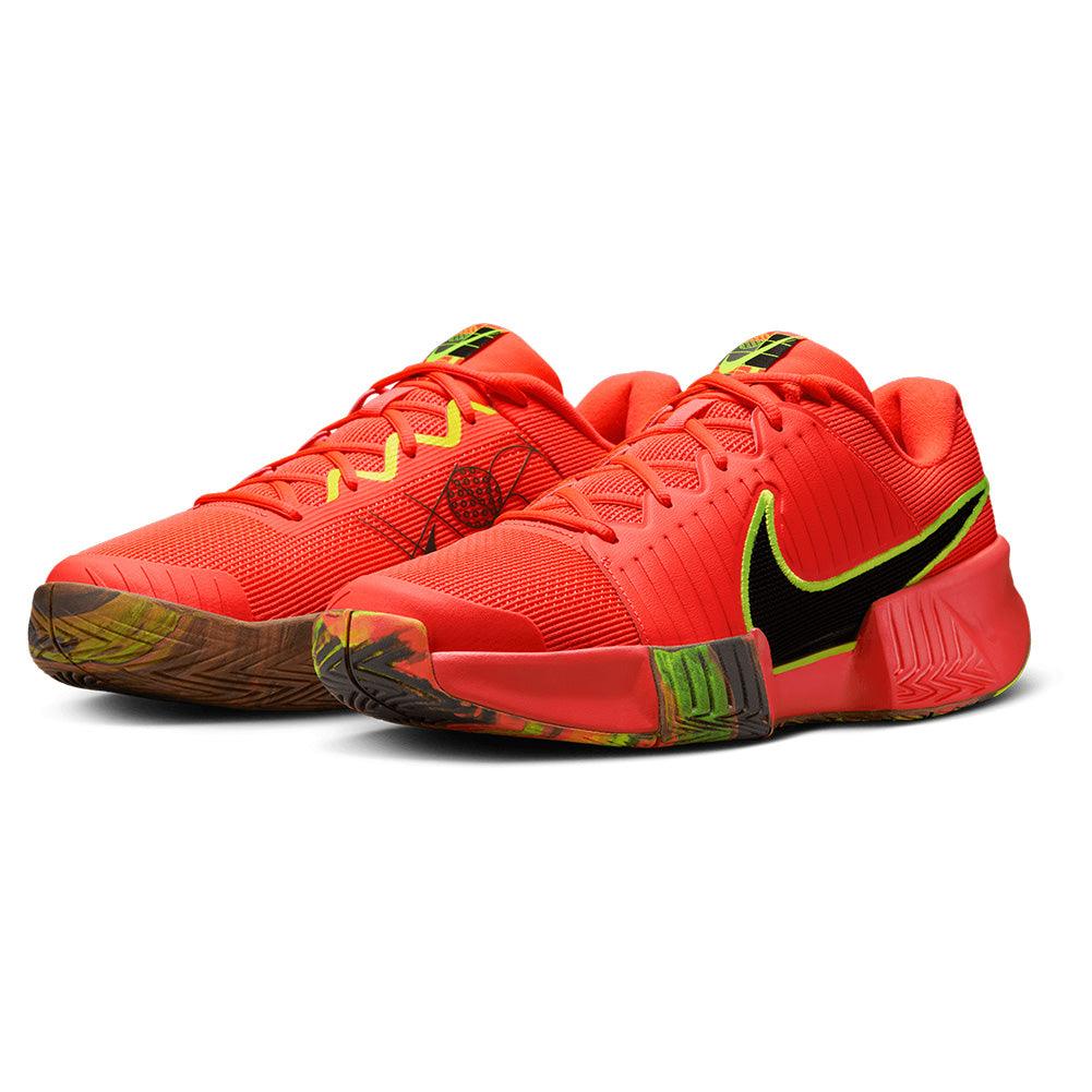 Men`s GP Pickleball Pro Shoes Hyper Orange and Volt NIKE