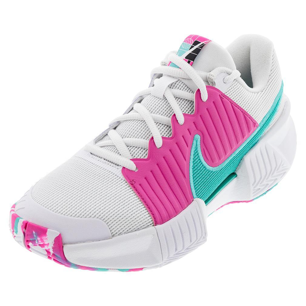 Women's GP Pickleball Pro Shoes White and Alchemy Pink Womens Shoes NIKE