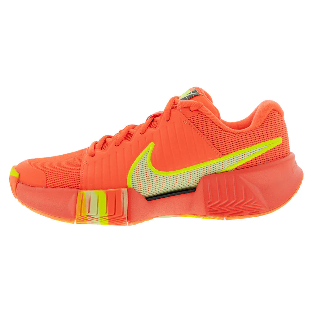 Women`s GP Pickleball Pro Shoes Hyper Orange and Volt Womens Shoes NIKE