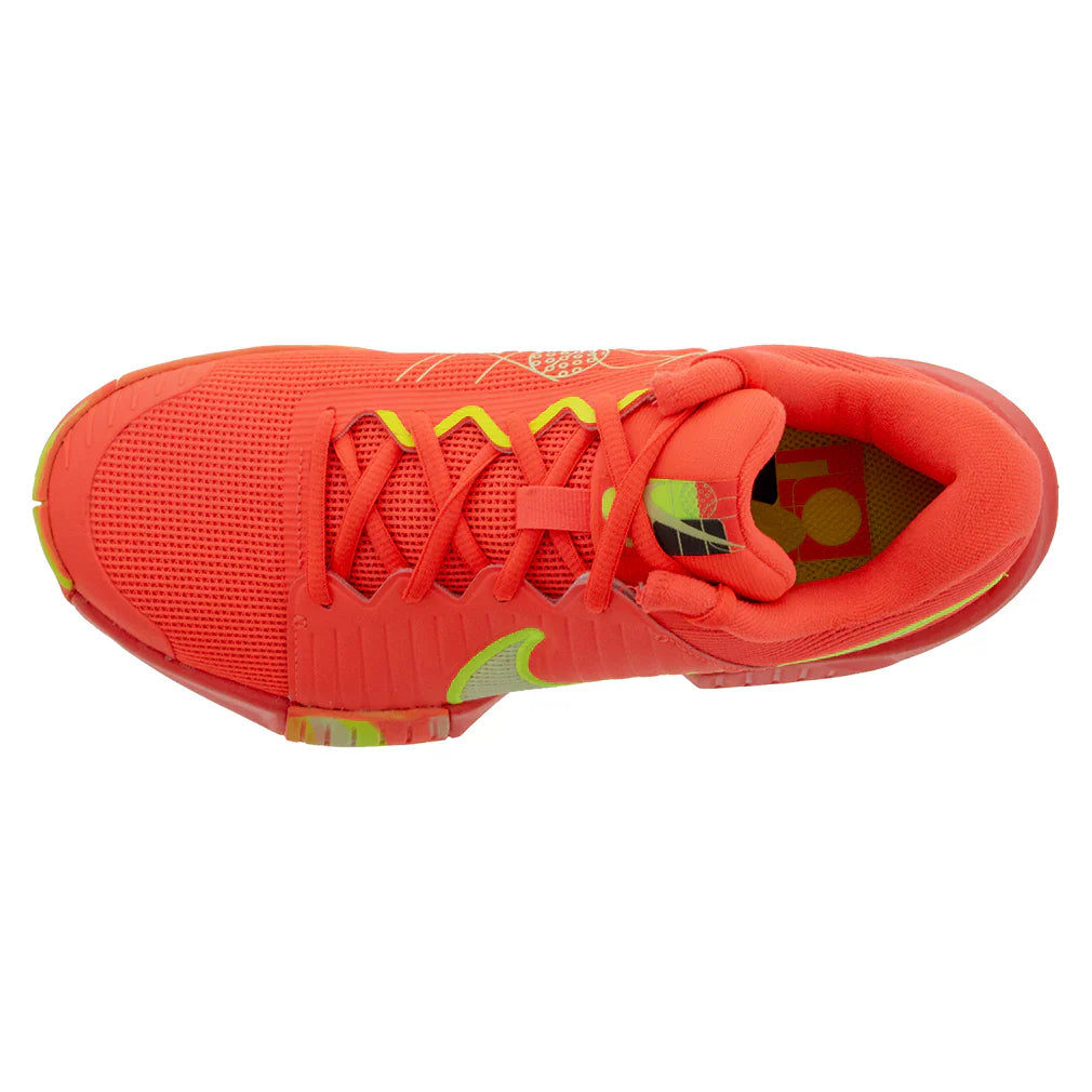 Women`s GP Pickleball Pro Shoes Hyper Orange and Volt Womens Shoes NIKE