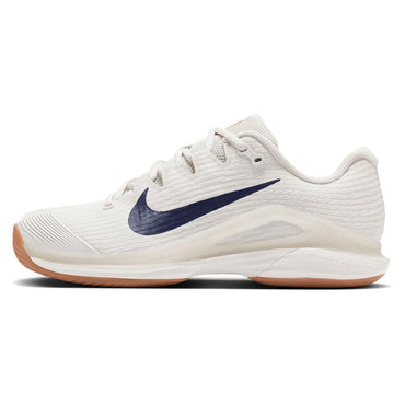 Women`s Zoom Vapor 12 Tennis Shoes Summit White and Binary Blue NIKE
