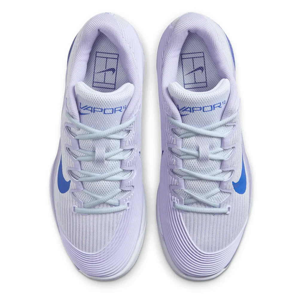 Women`s Zoom Vapor 12 Tennis Shoes Amethyst Tint and Deep Night NIKE