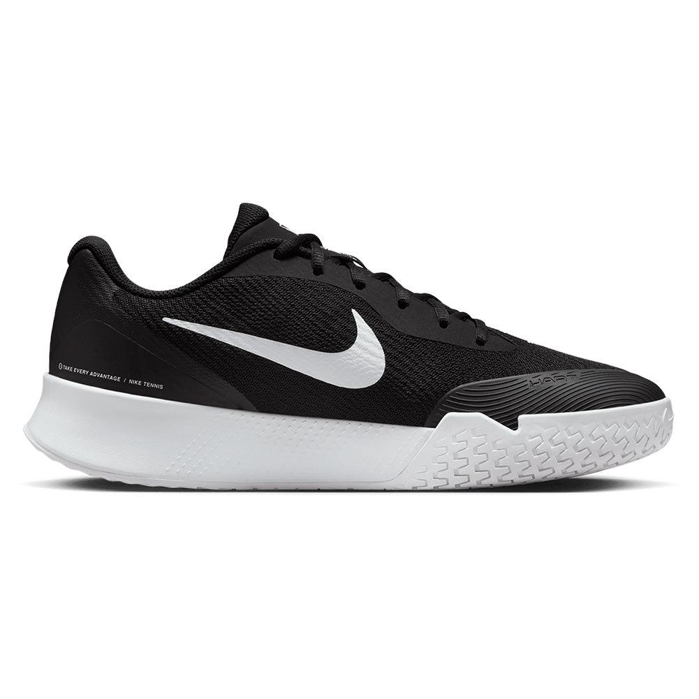 Men`s Vapor Lite 3 Tennis Shoes Black and White NIKE