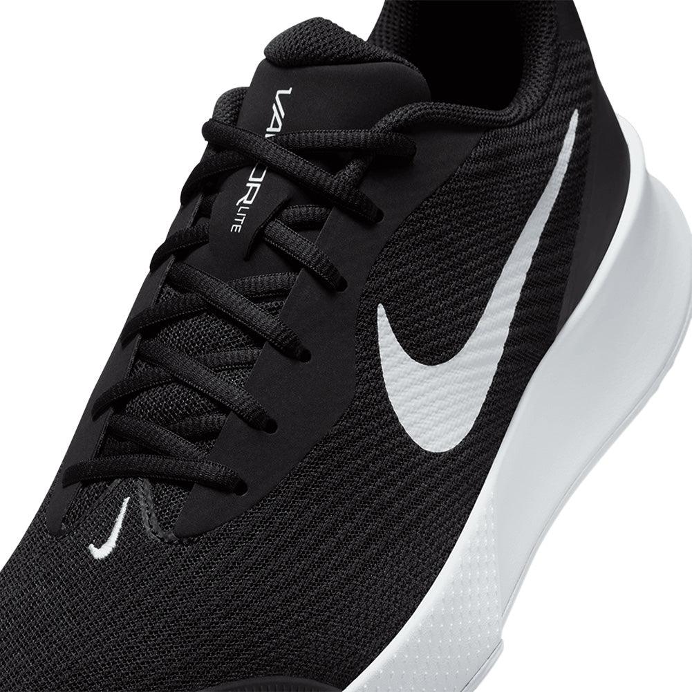 Men`s Vapor Lite 3 Tennis Shoes Black and White NIKE