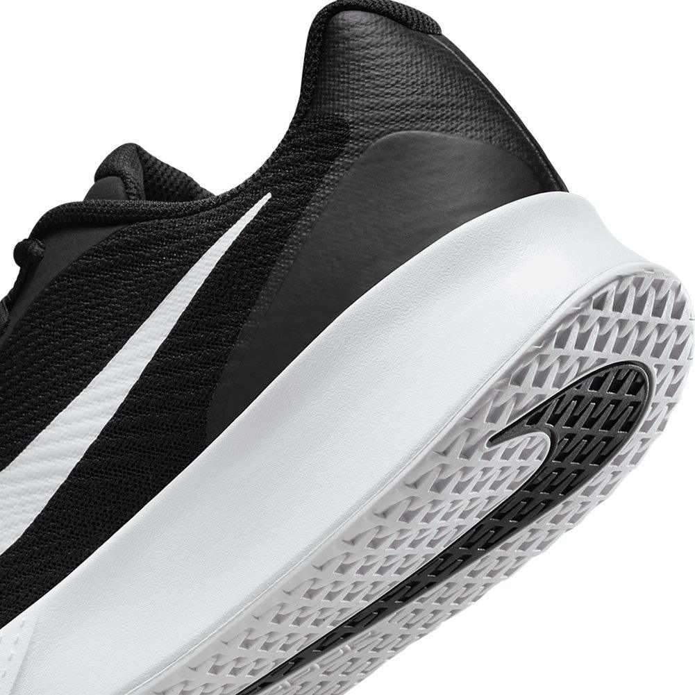 Men`s Vapor Lite 3 Tennis Shoes Black and White NIKE