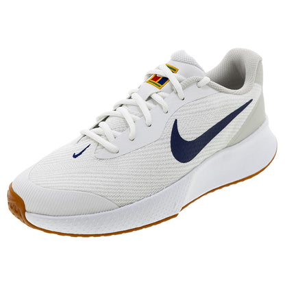 Men`s Vapor Lite 3 Tennis Shoes Summit White and Binary Blue NIKE 6 White