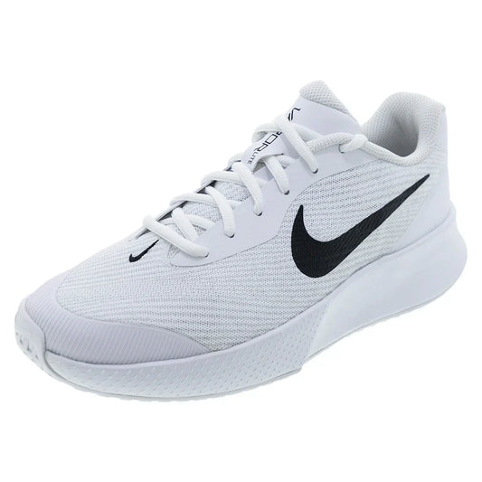 Men`s Vapor Lite 3 Tennis Shoes White and Black NIKE 6 White